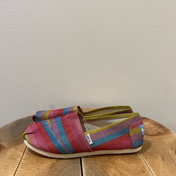 Womens Striped Toms Size 9 - Picture 3 of 8